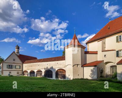 Schloss Blutenburg, Obermenzing, München, Oberbayern, Bayern, Süddeutschland, Deutschland, Europa Stockfoto