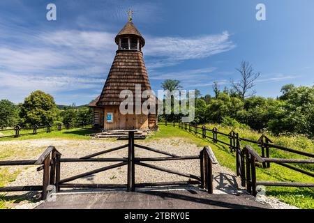 Europa, Polen, Woiwodschaft Podkarpackie, Bieszczady Berge, Kirche in Wola Michowa Stockfoto