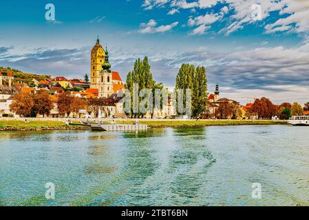 Österreich, Niederösterreich, Wachau, Stein an der Donau, Frauenbergkirche Stockfoto