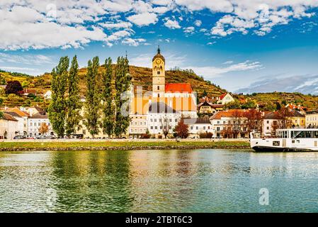 Österreich, Niederösterreich, Wachau, Stein an der Donau, Frauenbergkirche Stockfoto