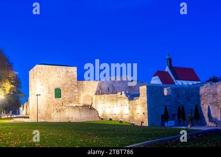 Wiener Neustadt, Kasematten in den Wiener Alpen, Niederösterreich, Österreich Stockfoto