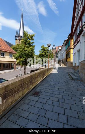 Korbbaustadt Lichtenfels mit historischer Altstadt, Stadtteil Lichtenfels, Oberfranken, Franken, Bayern, Deutschland Stockfoto