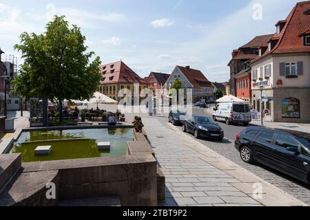 Korbbaustadt Lichtenfels mit historischer Altstadt, Stadtteil Lichtenfels, Oberfranken, Franken, Bayern, Deutschland Stockfoto