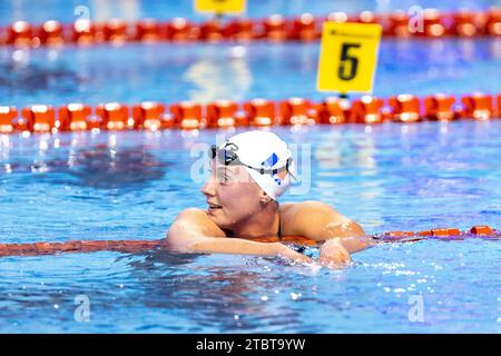 Otopeni, Rumänien. Dezember 2023. Kirpichnikova Anastasiia aus Frankreich während Womenâ&#x80;&#x99;s 1500m Freistil bei den LEN Short Course Europameisterschaften 2023 am 8. Dezember 2023 in Otopeni, Rumänien Credit: Independent Photo Agency/Alamy Live News Stockfoto