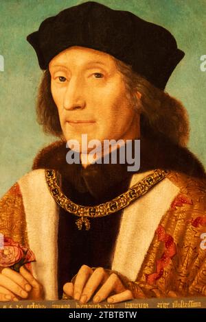 England, London, Portrait of King Henry VII. (1457–1509) von einem unbekannten Künstler Stockfoto