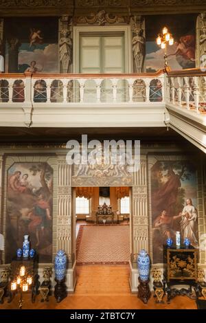 England, West Sussex, Petworth, Petworth House, Flur im Servants Quarters Stockfoto