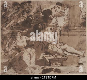 Samson von den Philistern 2018 von Guercino gefangen genommen (Giovanni Francesco Barbieri) Stockfoto