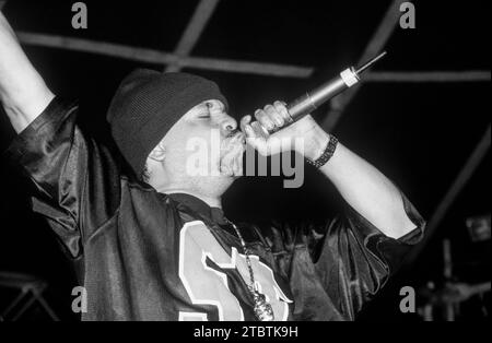 ICE T, READING FESTIVAL, 1999: Rapper Ice-T on the Dance Stage beim Reading Festival, England, Großbritannien am 29. August 1999. Foto: Rob Watkins Stockfoto