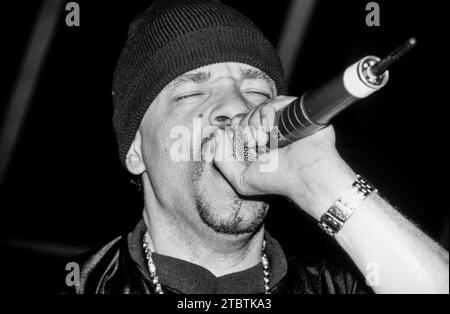 ICE T, READING FESTIVAL, 1999: Rapper Ice-T on the Dance Stage beim Reading Festival, England, Großbritannien am 29. August 1999. Foto: Rob Watkins Stockfoto