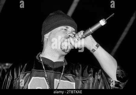 ICE T, READING FESTIVAL, 1999: Rapper Ice-T on the Dance Stage beim Reading Festival, England, Großbritannien am 29. August 1999. Foto: Rob Watkins Stockfoto