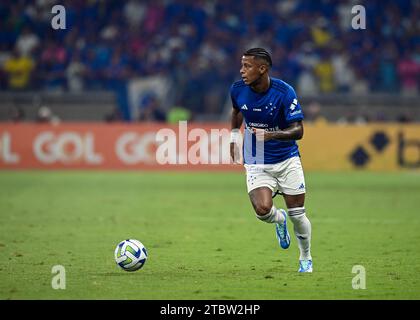 6. Dezember 2023, Stadion Mineiro, Brasilien: Brasilianisches A-League-Finale, Cruzeiro gegen Palmeiras: Arthur Gomes of Cruzeiro Stockfoto