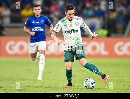 6. Dezember 2023, Stadion Mineiro, Brasilien: Finale der brasilianischen A-League, Cruzeiro gegen Palmeiras: Raphael Veiga von Palmeiras Stockfoto