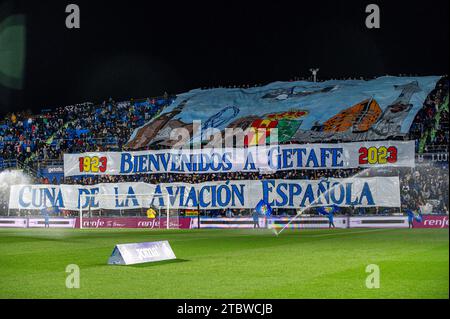 Madrid, Madrid, Spanien. Dezember 2023. LaLiga EA Sport Soccer Match; Getafe CF 1 – Valencia CF 0 12/08/2023 (Bild: © Oscar Manuel Sanchez/ZUMA Press Wire) NUR ZUR REDAKTIONELLEN VERWENDUNG! Nicht für kommerzielle ZWECKE! Quelle: ZUMA Press, Inc./Alamy Live News Stockfoto