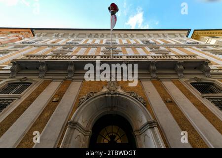 Palazzo Doria oder Palazzo Andrea e Gio. Batta Spinola ist ein Palast in der Via Garibaldi, im historischen Zentrum von Genua Stockfoto