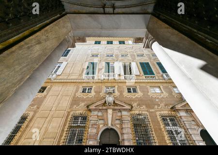 Palazzo Lomellino di Strada Nuova in der Via Garibaldi in Genua Ligurien Stockfoto