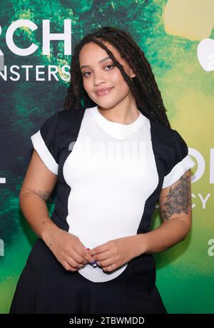 Beverly Hills, Ca. Dezember 2023. Kiersey Clemons bei Apple TV's Monarch: Legacy of Monsters Photo Call am 8. Dezember 2023 im London West Hollywood in Beverly Hills, Kalifornien. Quelle: Faye Sadou/Media Punch/Alamy Live News Stockfoto