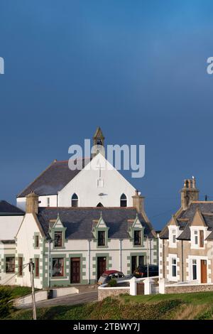 Findochty im November. Moray, Schottland. Stockfoto