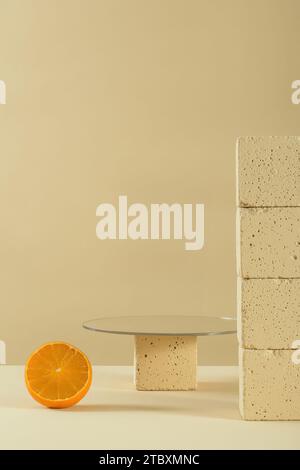 Hintergrund für Produktpräsentationen, Hintergrund für Produktaufnahmen, Hintergrund für Produktwerbung Stockfoto