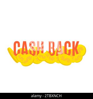 Cashback, konzeptionelle Illustration Stockfoto