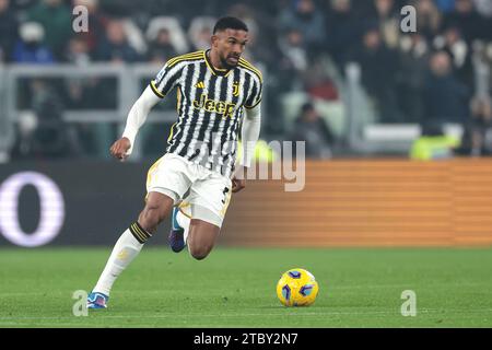 Turin, Italien. Dezember 2023. Gleison Bremer von Juventus während des Spiels der Serie A im Allianz Stadium in Turin. Der Bildnachweis sollte lauten: Jonathan Moscrop/Sportimage Credit: Sportimage Ltd/Alamy Live News Stockfoto