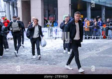 Oslo, Norwegen, 9. Dezember 2023. Kjetil Knutsen, Manager von Bodø/Glimt, kommt für das Finale des Norwegischen Pokalpokals zwischen Bodø/Glimt und Molde im Ullevål-Stadion in Oslo an. Frode Arnesen/Alamy Live News Stockfoto
