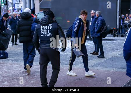 Oslo, Norwegen, 9. Dezember 2023. Emil Breivik von Molde kommt zum norwegischen Cup-Finale zwischen Bodø/Glimt und Molde im Ullevål-Stadion in Oslo Credit: Frode Arnesen/Alamy Live News Stockfoto