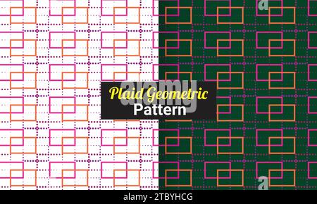 Nahtloses Textil Wiederholungsgewebe Vektor Aquarell oder geometrisches modernes einzigartiges Muster Design Stock Vektor