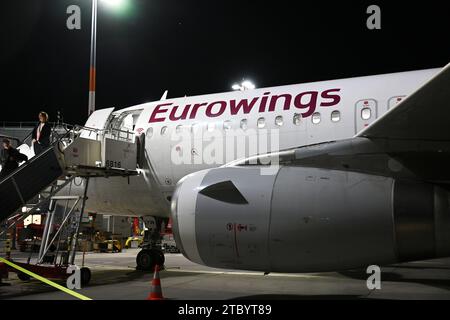 Der Flughafen Hamburg in Deutschland Stockfoto