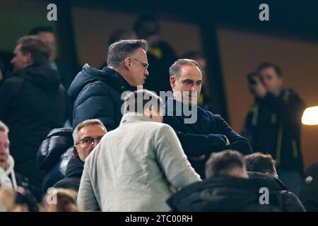 Dortmund, Deutschland. Dezember 2023. 09.12.2023, Fussball, Saison 2023/2024, 1. Bundesliga, 14. Spieltag, Borussia Dortmund - RB Leipzig, Aufsichtsratsvorsitzender Oliver Mintzlaff (RB Leipzig), Foto: Dennis Ewert/RHR-FOTO/dpa/Alamy Live News Stockfoto