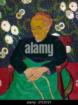 Madame Roulin Rocking the Cradle (La berceuse) von Vincent Van Gogh 1889 Stockfoto