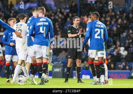 Glasgow, Großbritannien. Dezember 23. Glasgow, Großbritannien. Die Rangers spielen Dundee im Ibrox Stadium in Glasgow, Schottland, Großbritannien in einem Spiel der schottischen Premiership. Quelle: Findlay/Alamy Live News Stockfoto