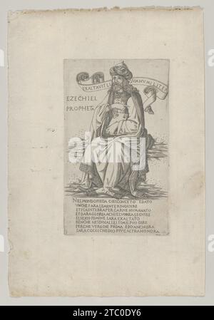 Der Prophet Ezekiel, aus Propheten und Sibyls 1929 von Francesco Rosselli Stockfoto