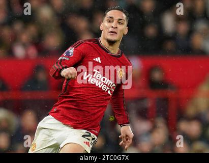 Manchester, Großbritannien. Dezember 2023. Antony of Manchester United während des Premier League-Spiels in Old Trafford, Manchester. Der Bildnachweis sollte lauten: Andrew Yates/Sportimage Credit: Sportimage Ltd/Alamy Live News Stockfoto