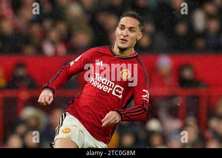 Manchester, Großbritannien. Dezember 2023. Antony of Manchester United während des Premier League-Spiels in Old Trafford, Manchester. Der Bildnachweis sollte lauten: Andrew Yates/Sportimage Credit: Sportimage Ltd/Alamy Live News Stockfoto