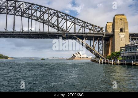 Sydney Harbor aus der Umgebung von Sydney Harbor Stockfoto