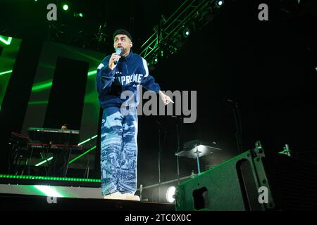puerto-ricanischer Sänger jay Wheeler tritt während des Emociones World Tour Konzerts im Wizcenter in madrid auf 8. november 2023 spanien mit: jay Wheeler Where: Madrid, Spain Wann: 08 Nov 2023 Credit: Oscar Gonzalez/WENN Stockfoto