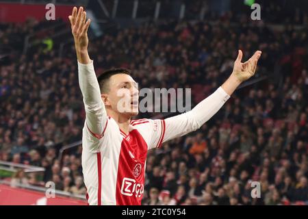 Amsterdam, Niederlande. Dezember 2023. Steven Berghuis von Ajax während des niederländischen Eredivisie-Spiels zwischen Ajax und Sparta am 9. Dezember 2023 in Amsterdam Credit: dpa/Alamy Live News Stockfoto