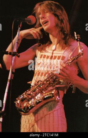 Todd Rundgren, Meehan Auditorium, Providence, RI, 11. November, 1977. Stockfoto