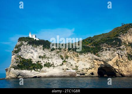 Leuchtturm Cape Miseno - Italien Stockfoto