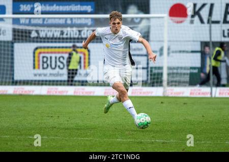 Rödinghausen, Deutschland 09. Dezember 2023: Regionalliga West – 2023/2024 – SV Rödinghausen gegen 1 FC. Bocholt Im Bild: Lukas Frenkert (Bocholt) Stockfoto