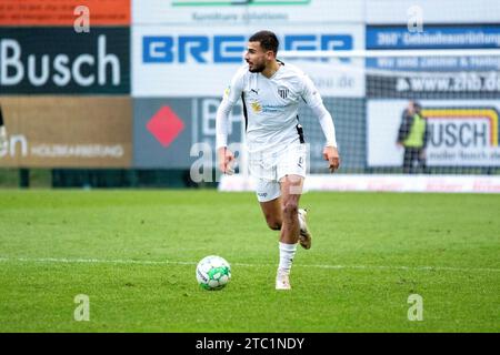 Rödinghausen, Deutschland 09. Dezember 2023: Regionalliga West – 2023/2024 – SV Rödinghausen gegen 1 FC. Bocholt Im Bild: Ali Barak (Bocholt) Stockfoto