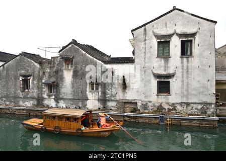 Altes Haus der antiken Stadt, Suzhou. Stockfoto