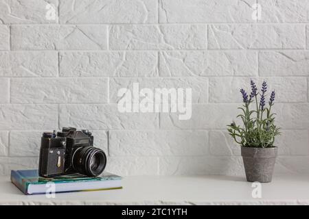 Standbild einer alten Kameraausrüstung Stockfoto