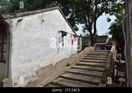 Altes Haus der antiken Stadt, Suzhou. Stockfoto