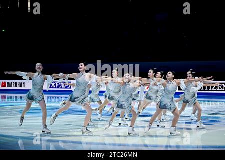 Peking, China. Dezember 2023. Eröffnung während der Ausstellungsgala beim ISU Grand Prix des Eiskunstlauf-Finales 2023 im National Indoor Stadium am 10. Dezember 2023 in Peking, China. Quelle: Raniero Corbelletti/AFLO/Alamy Live News Stockfoto