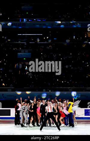 Peking, China. Dezember 2023. Finale, während der Ausstellungsgala, beim ISU Grand Prix of Eiskunstlauf Finale 2023, im National Indoor Stadium, am 10. Dezember 2023 in Peking, China. Quelle: Raniero Corbelletti/AFLO/Alamy Live News Stockfoto