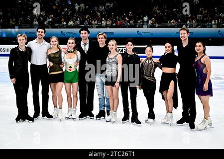 Peking, China. Dezember 2023. Finale, während der Ausstellungsgala, beim ISU Grand Prix of Eiskunstlauf Finale 2023, im National Indoor Stadium, am 10. Dezember 2023 in Peking, China. Quelle: Raniero Corbelletti/AFLO/Alamy Live News Stockfoto