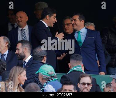 Sevilla, Spanien. Dezember 2023. Spanien La Liga Fußballspiel Betis gegen Real Madrid im Benito Villamarin Stadion in Sevilla, 09. Dezember 2023 JORNADA 16 LIGA EA SPORTS ESTADIO BENITO VILLAMARIN 900/Cordon PRESS Credit: CORDON PRESS/Alamy Live News Stockfoto