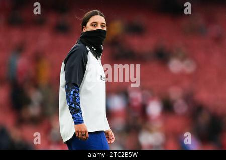 London, Großbritannien. Dezember 2023. Sam Kerr von Chelsea während des Spiels Arsenal Women FC gegen Chelsea Women FC WSL im Emirates Stadium, London, England, Vereinigtes Königreich am 10. Dezember 2023 Credit: Every Second Media/Alamy Live News Stockfoto