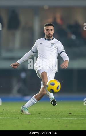 Mario Gila (Latium) während des italienischen Spiels der Serie A zwischen Hellas Verona 1-1 Lazio im Stadion Marcantonio Bentegodi am 9. Dezember 2023 in Verona, Italien. (Foto: Maurizio Borsari/AFLO) Stockfoto
